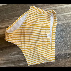 Coral reef high rise swim bottoms women